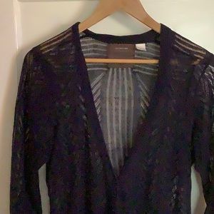 Anthro sheer cardigan